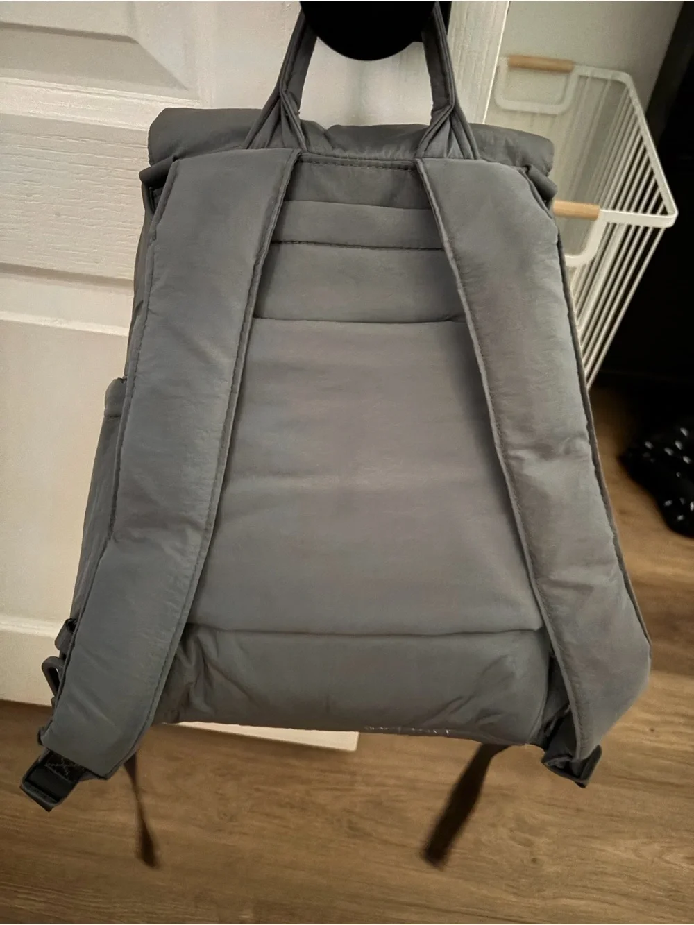 Calpak Gray Baby Bag Backpack
